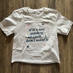 Disney Cropped Shirt